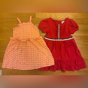 Pair of Janie and Jack Toddler Dresses, 3T